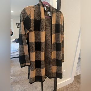 Hooded cardigan